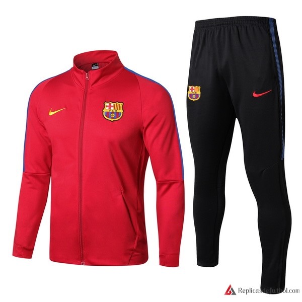 Chandal Barcelona 2017-2018 Rojo Negro Azul